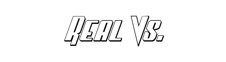 Vindicator 3D Italic  Free Fonts Download