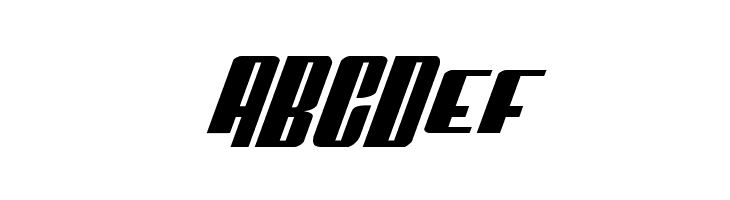 Vindicator Expanded Italic  Free Fonts Download