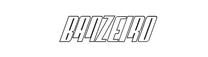 Vindicator Outline Italic  Free Fonts Download