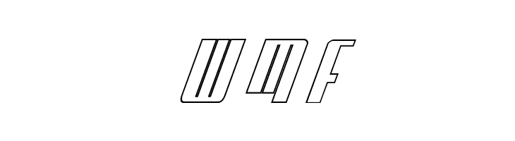 Vindicator Outline Italic  Free Fonts Download