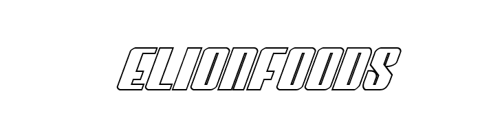 Vindicator Outline Italic  Free Fonts Download