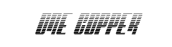 Vindicator Gradient Italic  Free Fonts Download