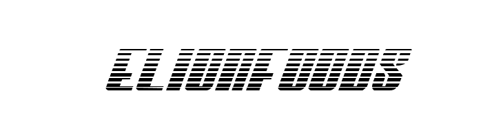 Vindicator Gradient Italic  Free Fonts Download