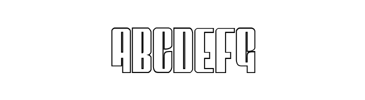 Vindicator Outline Regular  Free Fonts Download