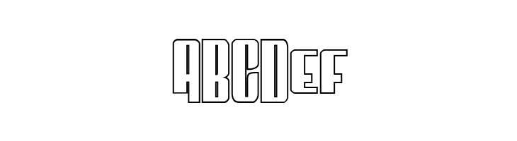 Vindicator Outline Regular  Free Fonts Download