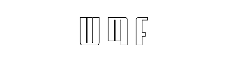 Vindicator Outline Regular  Free Fonts Download