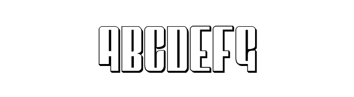 Vindicator 3D Regular  Free Fonts Download