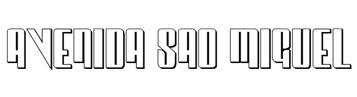 Vindicator 3D Regular  Free Fonts Download