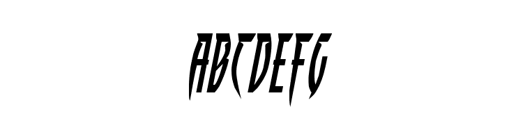 Inhumanity Expanded Italic  Free Fonts Download