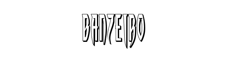 Inhumanity 3D  Free Fonts Download