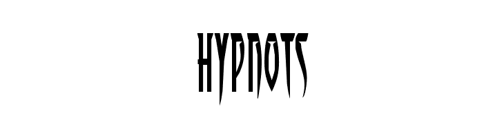 Hypnots Inhumanity Font