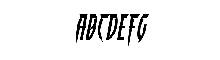 Inhumanity Extra-Expanded Italic  Free Fonts Download