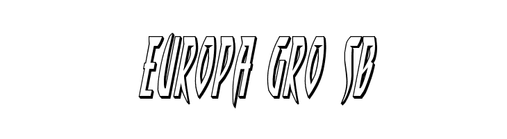 Inhumanity 3D Italic  Free Fonts Download