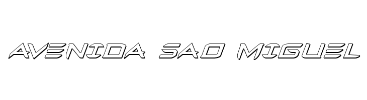 Ferret Face 3D Italic  Free Fonts Download