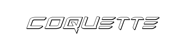 Ferret Face 3D Italic  Free Fonts Download