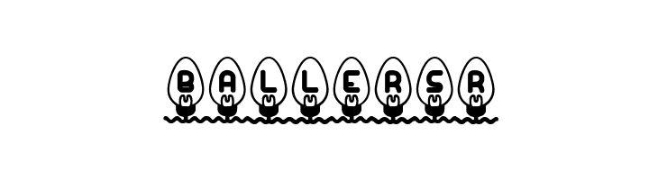 Xmas Lights BRK  Free Fonts Download