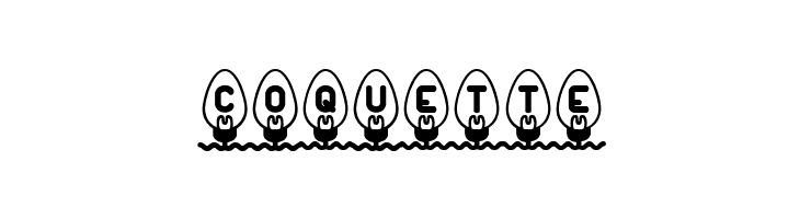 Xmas Lights BRK  Free Fonts Download