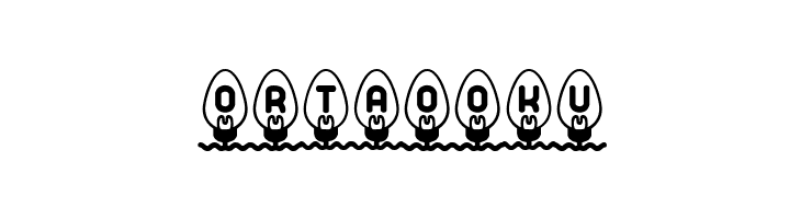 Xmas Lights BRK  Free Fonts Download