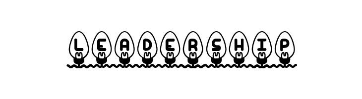 Xmas Lights BRK  Free Fonts Download