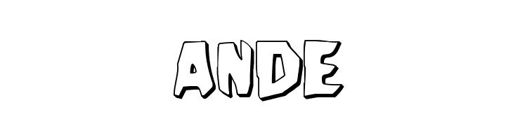 Nightchilde 3D Regular  Free Fonts Download