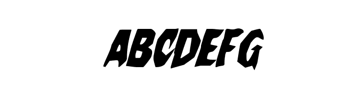 Nightchilde Condensed Italic  Free Fonts Download