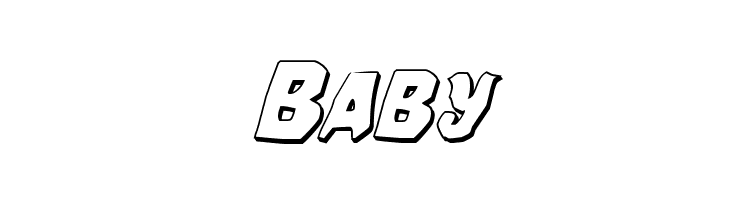 Nightchilde 3D Italic  Free Fonts Download