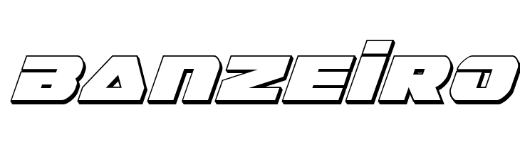 Guardian 3D Italic  Free Fonts Download