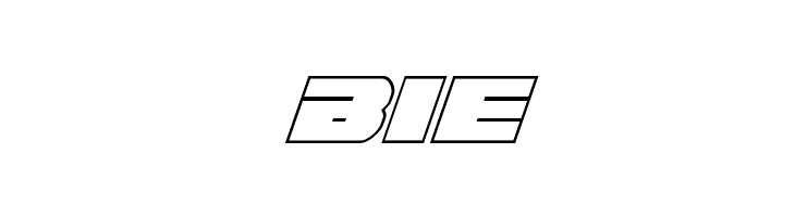 Guardian Outline Italic  Free Fonts Download