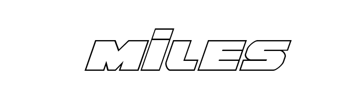 Guardian Outline Italic  Free Fonts Download