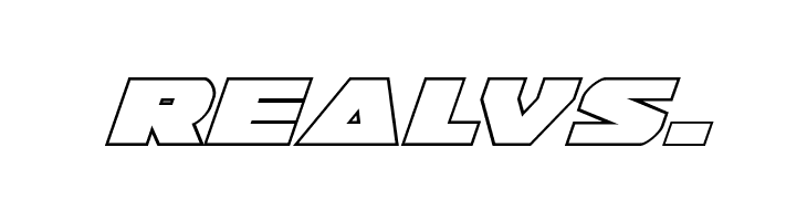 Guardian Outline Italic  Free Fonts Download