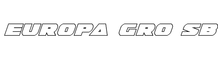 Guardian Outline Italic  Free Fonts Download