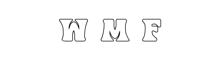 Hip Pocket Outline  Free Fonts Download