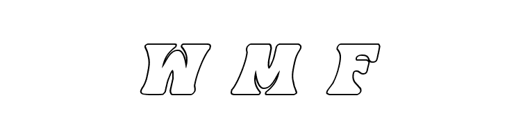 Hip Pocket Outline Italic  Free Fonts Download