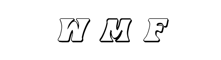 Hip Pocket 3D Italic  Free Fonts Download