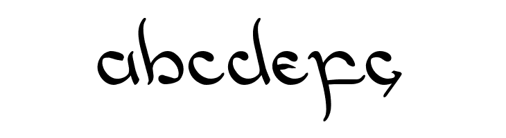 Half-Elven Leftalic  Free Fonts Download