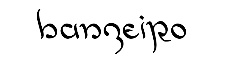 Half-Elven Leftalic  Free Fonts Download