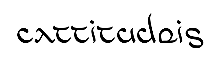 Half-Elven Leftalic  Free Fonts Download