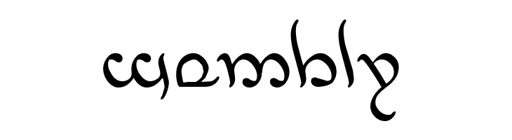 Half-Elven Leftalic  Free Fonts Download