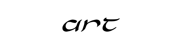 Half-Elven Expanded Italic  Free Fonts Download