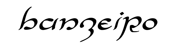 Half-Elven Expanded Italic  Free Fonts Download