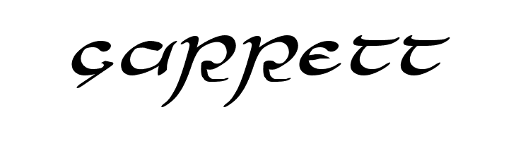 Half-Elven Expanded Italic  Free Fonts Download