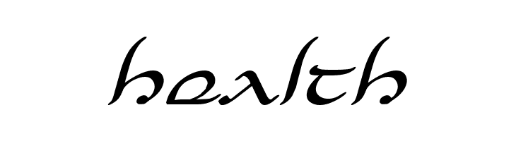 Half-Elven Expanded Italic  Free Fonts Download