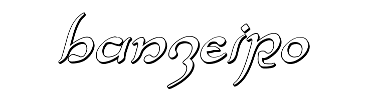 Half-Elven 3D Italic  Free Fonts Download