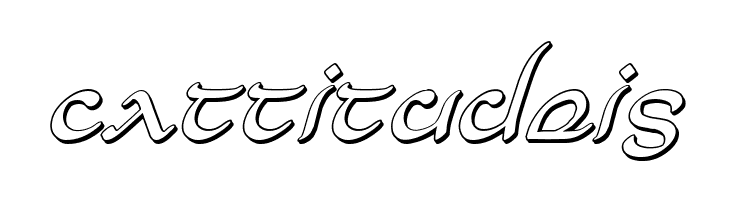 Half-Elven 3D Italic  Free Fonts Download