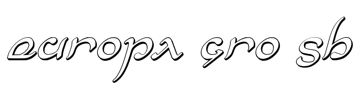 Half-Elven 3D Italic  Free Fonts Download