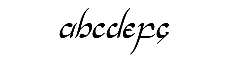 Half-Elven Condensed Italic  Free Fonts Download