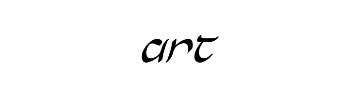 Half-Elven Condensed Italic  Free Fonts Download