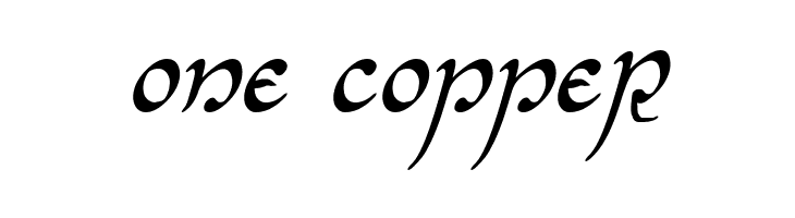 Half-Elven Condensed Italic  Free Fonts Download