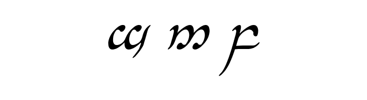 Half-Elven Condensed Italic  Free Fonts Download