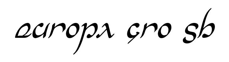 Half-Elven Condensed Italic  Free Fonts Download